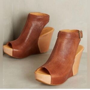 Kork-Ease Berit Peep-toe Wedge Sandals